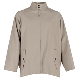 Maison Martin Margiela- Maison Margiela Zipped Jacket in Beige Cotton-Beige