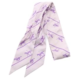Hermès-Hermes Silk Le ALLURE Scarf-Purple