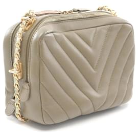 Chanel-Chanel Lambskin Chevron V Stitch Shoulder Bag 25301988-Green
