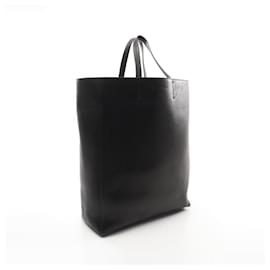 Céline-Sac cabas vertical large en cuir Celine-Noir