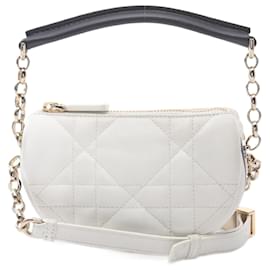 Christian Dior-Dior Leather Vibe Micro Shoulder Bag S7200ONOA-White