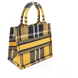 Christian Dior-Dior Canvas BOOK TOTE Tote Bag 50-MA-0232-Yellow