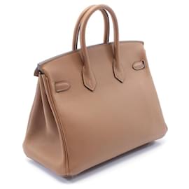 Hermès-Sac à main Hermes Swift Birkin 25 Marron WSA185TK Tampon W (2024)-Marron