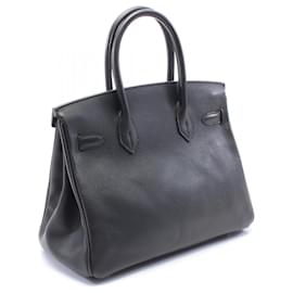 Hermès-Sac à main Hermes Vau Epsom Birkin 30 041701CK Tampon M (2009)-Noir