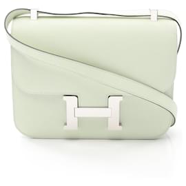 Hermès-Sac à épaule Hermes Epsom Constance 1 24 083692CK Tampon U (2022)-Vert