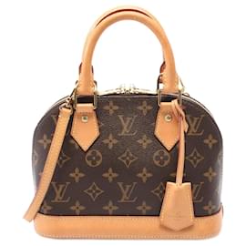 Louis Vuitton-Louis Vuitton Monogram Alma BB Handbag M53152-Brown