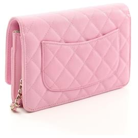 Chanel-Chanel Grained Calfskin Matelasse Shoulder Bag AP0250-Pink