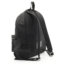 Yves Saint Laurent-Sac à dos en nylon et cuir Saint Laurent City 534967FAEBS1000-Noir