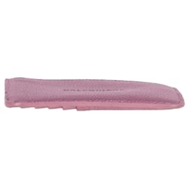 Balenciaga-Portefeuille carte logo Balenciaga en cuir rose-Rose