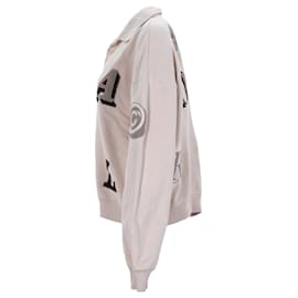 Axel Arigato- Axel Arigato Typo Collared Sweater in Nude Cotton-Brown,Flesh