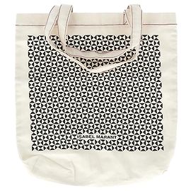 Tote en toile imprimée Isabel Marant en coton blanc Blanc