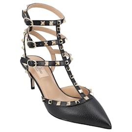 Valentino Garavani-Valentino Pumps "Rockstud" Black-Black