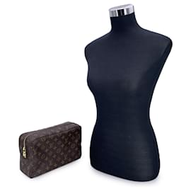 Louis Vuitton-Monogram Canvas Trousse Toilette 28 Cosmetic Bag-Brown