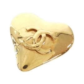 Chanel-Chanel Gold Brooch-Golden