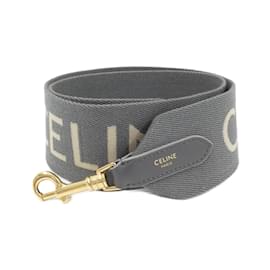 Céline-Celine 49S012AEP Strap-Brown,White