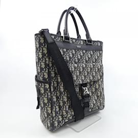 Christian Dior-Christian Dior DIOR Handbag-Black,Beige,Navy blue
