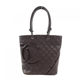 Chanel-Chanel Cambon Line 25167 Handbag-Brown