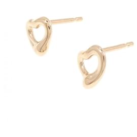Tiffany & Co-Tiffany 18K Pink Gold Open Heart Stud Earrings-Other
