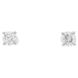 Tiffany & Co-Tiffany Solitaire Diamond Stud Earrings-Other