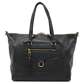 Louis Vuitton-Louis Vuitton Monogram Empreinte Lumineuse PM Tote Bag-Other,Navy blue