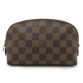 Louis Vuitton-Louis Vuitton Damier Pochette Tick PM Pouch-Brown,Damier ebene