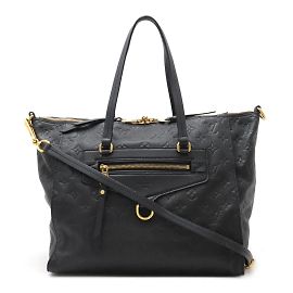 Bolsa tote Lumineuse PM em Monogram Empreinte Louis Vuitton Outro Azul marinho