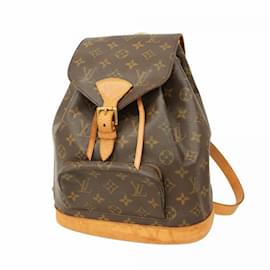 Louis Vuitton-Louis Vuitton Monogram Montsouris MM Backpack-Brown