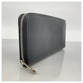 Louis Vuitton-Louis Vuitton Epi Zippy Long Wallet in Noir-Black