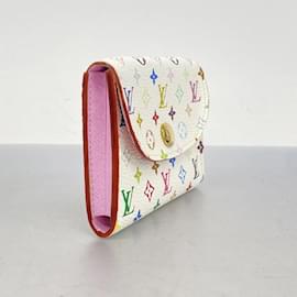 Louis Vuitton-Louis Vuitton Monogram Multicolor Coin Purse-White