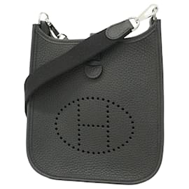 Hermès-Sac à épaule Hermes Evelyn TPM-Noir