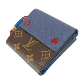 Louis Vuitton-Louis Vuitton Bi-fold Wallet-Brown,Blue,Navy blue,Monogram