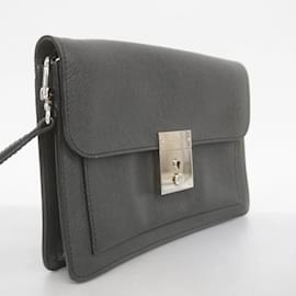 Louis Vuitton-Sac à main Louis Vuitton Clutch Taiga Neobelaia M32683 Glacier-Autre