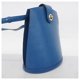 Louis Vuitton-Louis Vuitton Epi Cluny Shoulder Bag-Blue