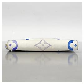 Louis Vuitton-Louis Vuitton Long Wallet LV By The Pool Zippy M82384-White,Blue