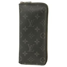 Louis Vuitton-Louis Vuitton Long Wallet Monogram Eclipse-Black