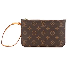 Louis Vuitton-Pochete Neverfull Monograma Marrom Louis Vuitton-Marrom