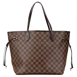 Louis Vuitton-Louis Vuitton Brown Damier Ebene Neverfull MM-Brown