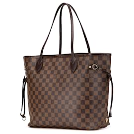 Louis Vuitton-Louis Vuitton Brown Damier Ebene Neverfull MM-Brown