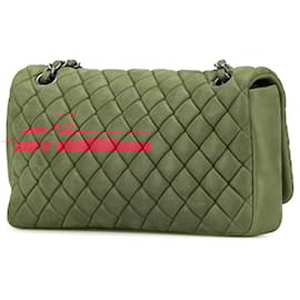 Chanel-Chanel Red Small Iridescent Calfskin New Bubble Flap-Red
