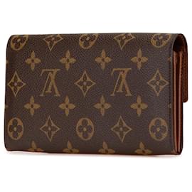 Louis Vuitton-Louis Vuitton Brown Monogram Sarah Long Wallet-Brown
