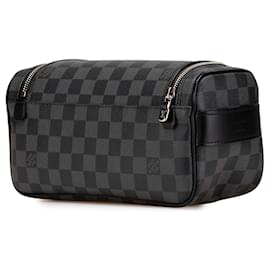 Louis Vuitton-Louis Vuitton Black Damier Graphite Toiletry Pouch-Black