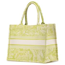 Dior-Dior Green Medium Canvas Embroidered Dioriviera Toile De Jouy Book Tote-Green,Light green