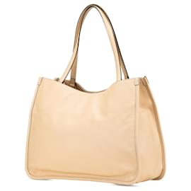 Gucci-Gucci Brown Medium Leather Horsebit 1955 Tote-Brown,Beige