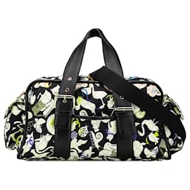 Chanel-Chanel Black Canvas Baby Animals Diaper Bag-Other