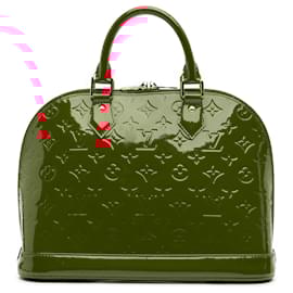Louis Vuitton-Louis Vuitton Red Monogram Vernis Alma PM-Red