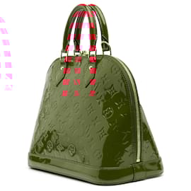 Louis Vuitton-Louis Vuitton Red Monogram Vernis Alma PM-Red