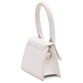 Jacquemus-Jacquemus White Leather Le Chiquito-White