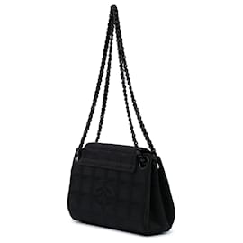 Chanel-Chanel Black Mini New Travel Line Nylon Accordion Flap-Black