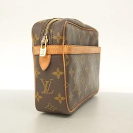 Louis Vuitton-Louis Vuitton Monogram Compiegne 23 Clutch Bag-Brown