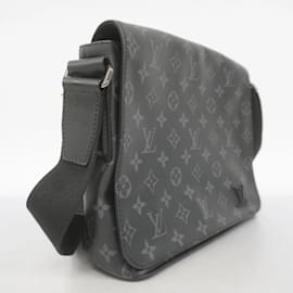 Louis Vuitton-Louis Vuitton Monogram Eclipse District Shoulder Bag-Black